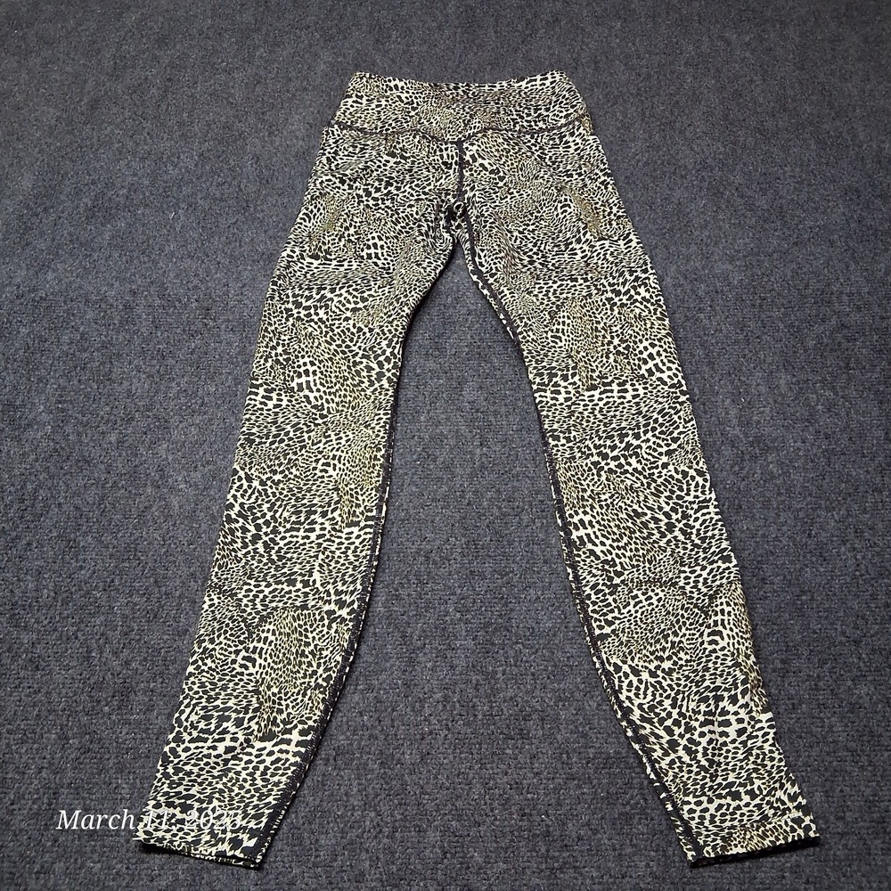Nike Cheetah Print Leggings Women Size XS Dri-Fit Yoga Gym Athleisure Stretchy - Picture 5 of 10